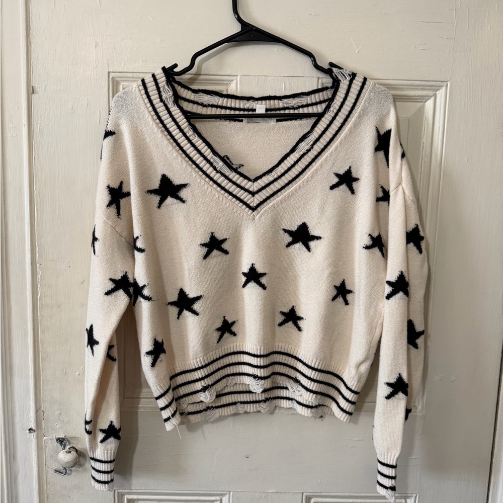 Rock n Rags Distressed Sweater